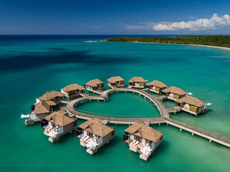 Overwater Villas in the Caribbean